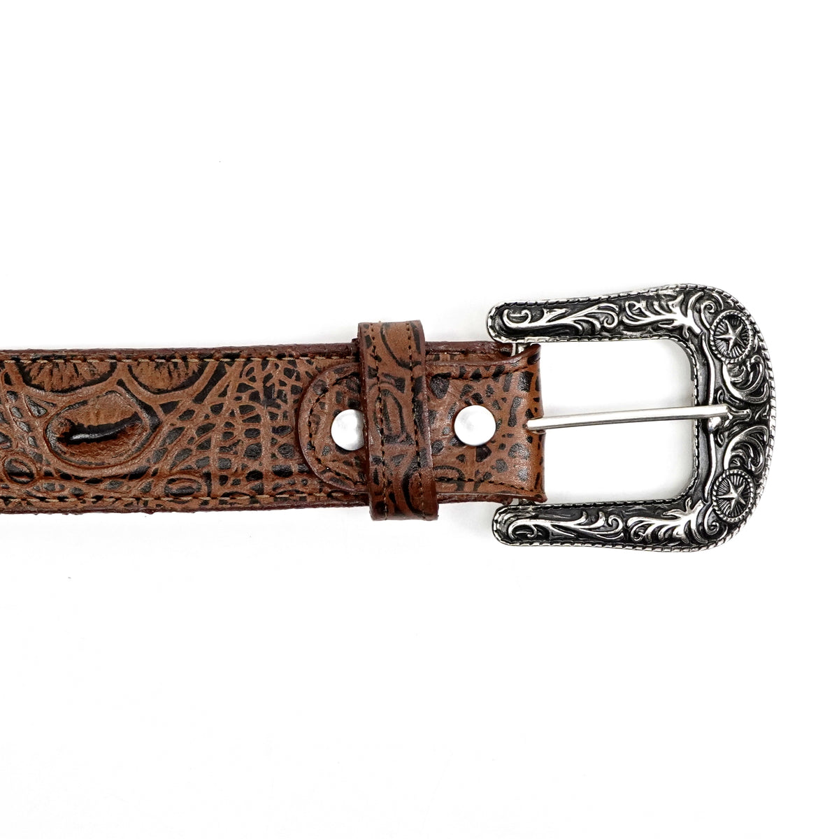 Crocodile Choco Belt - Embossed Leather (C-IMI)