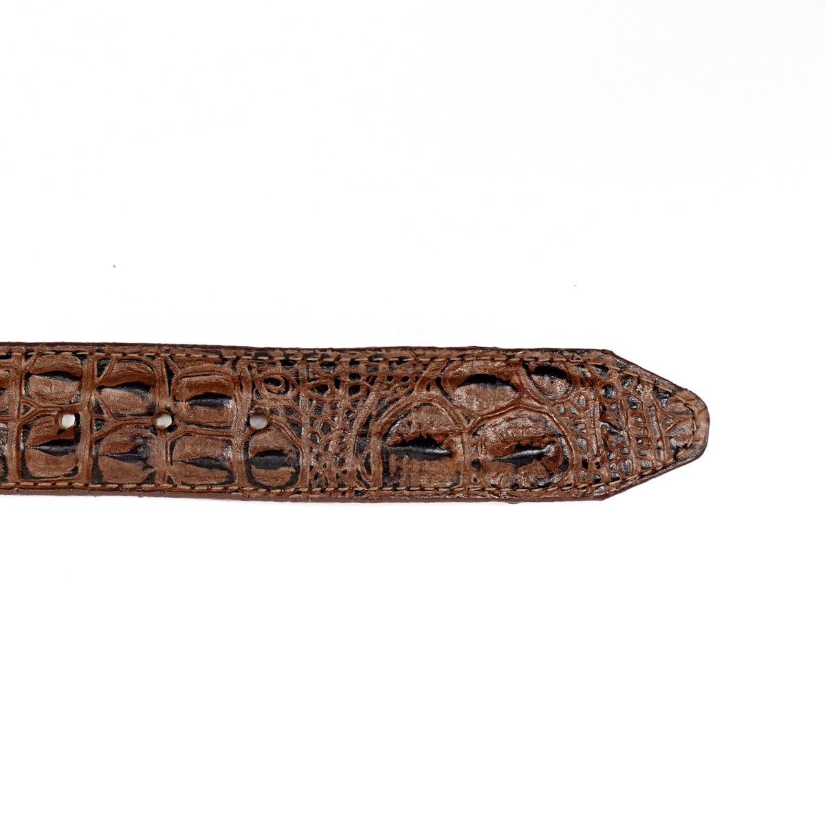 Crocodile Choco Belt - Embossed Leather (C-IMI)