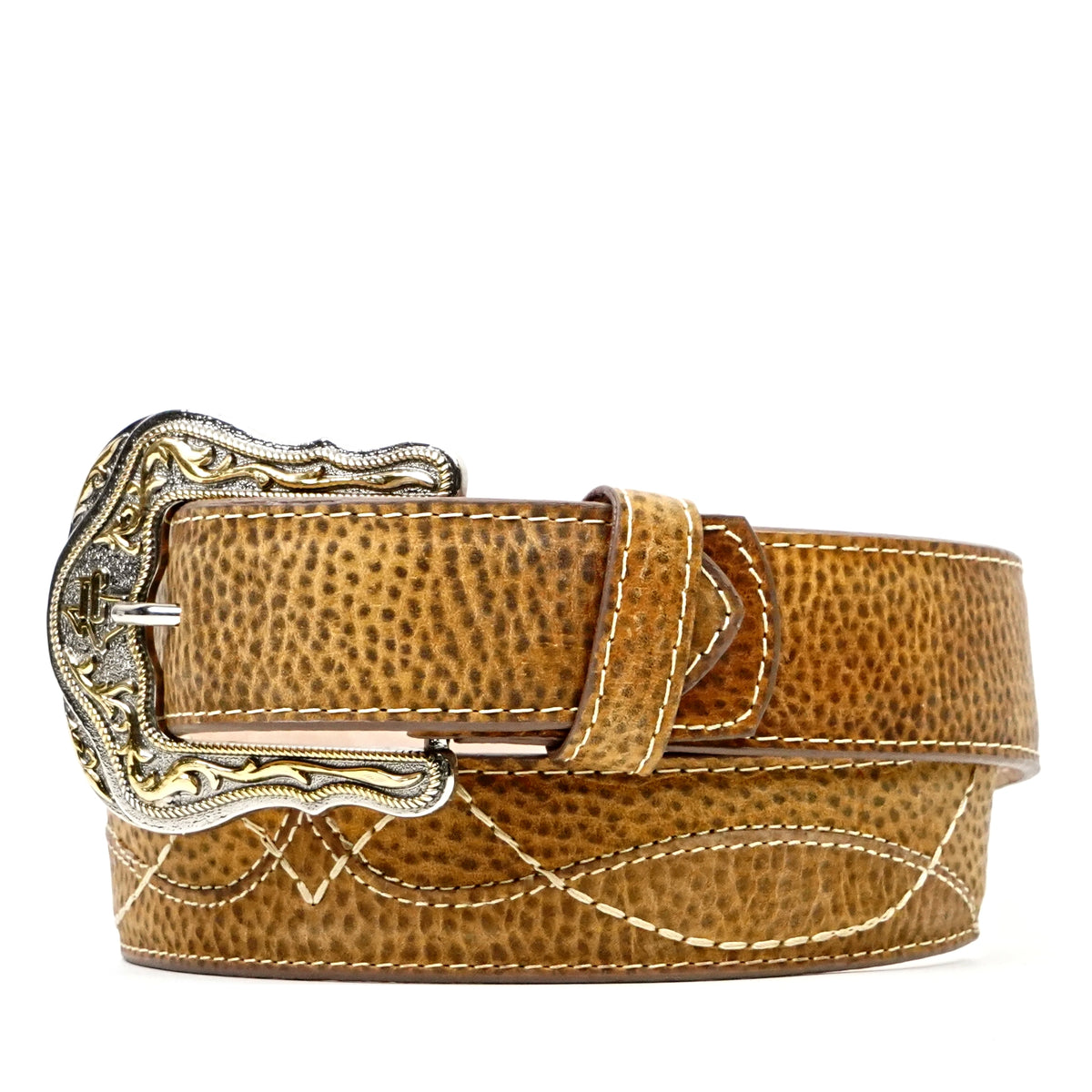 Cinturón de piel de vaca - Cheyenne Honey (C-V4601)