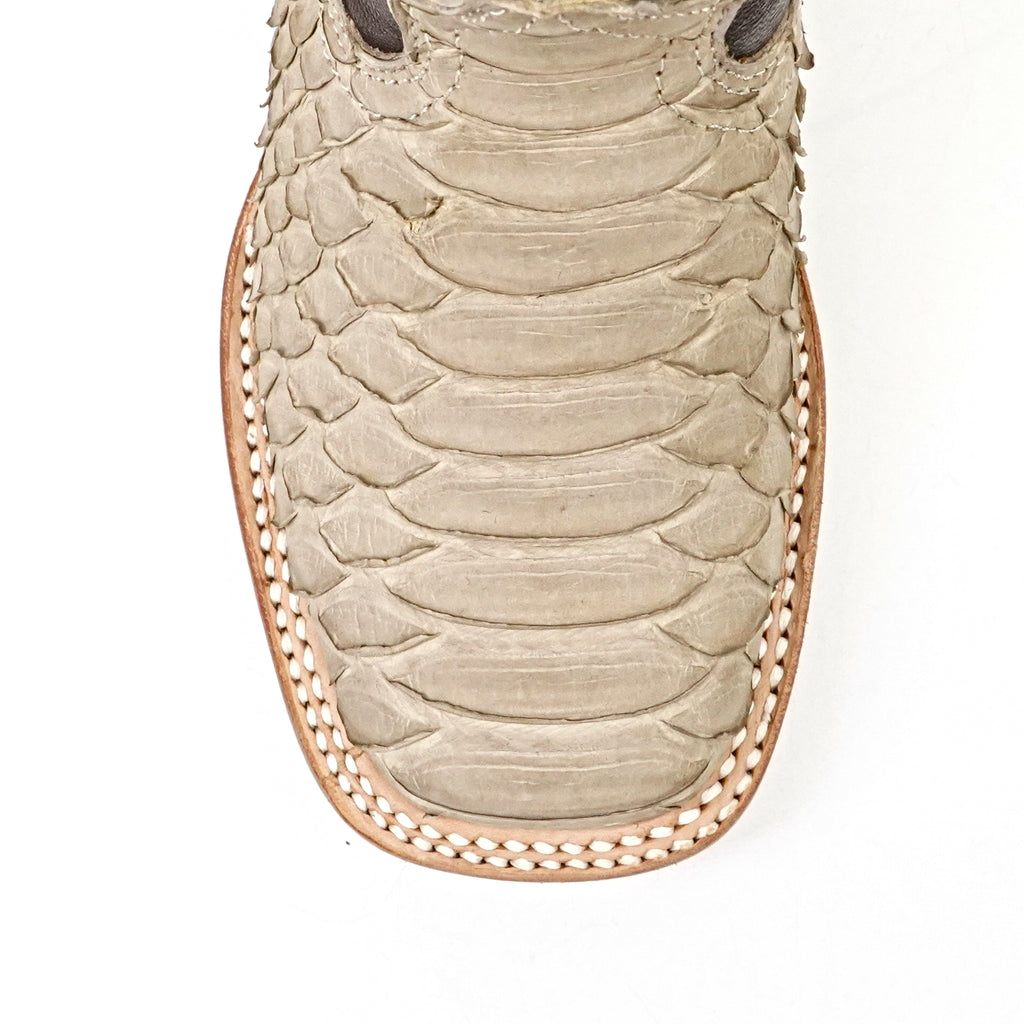 Kids Python Boots - Cappuccino - Square Toe