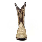 Botas Python Tanner - Cappuccino - Punta Roper (PN240)