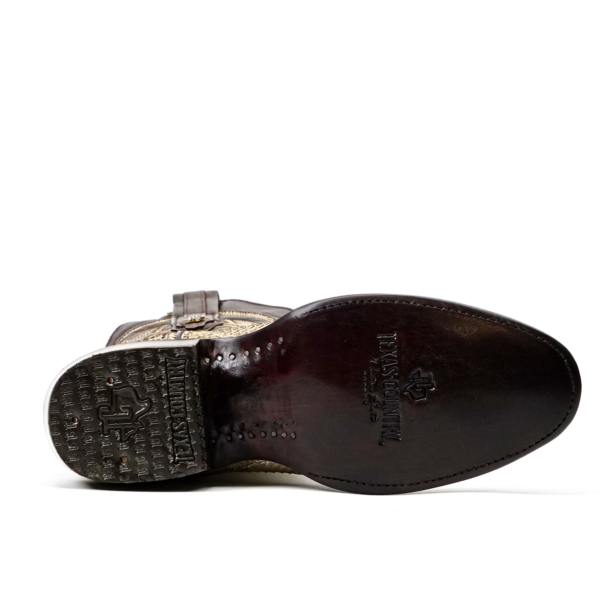 Botas Python Tanner - Cappuccino - Punta Roper (PN240)