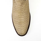 Botas Python Tanner - Cappuccino - Punta Roper (PN240)