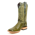 Botas Rhodes Caiman Belly - Agave - Punta Cuadrada (LM10)