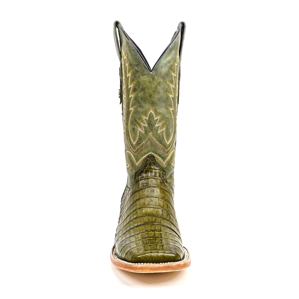 Botas Rhodes Caiman Belly - Agave - Punta Cuadrada (LM10)