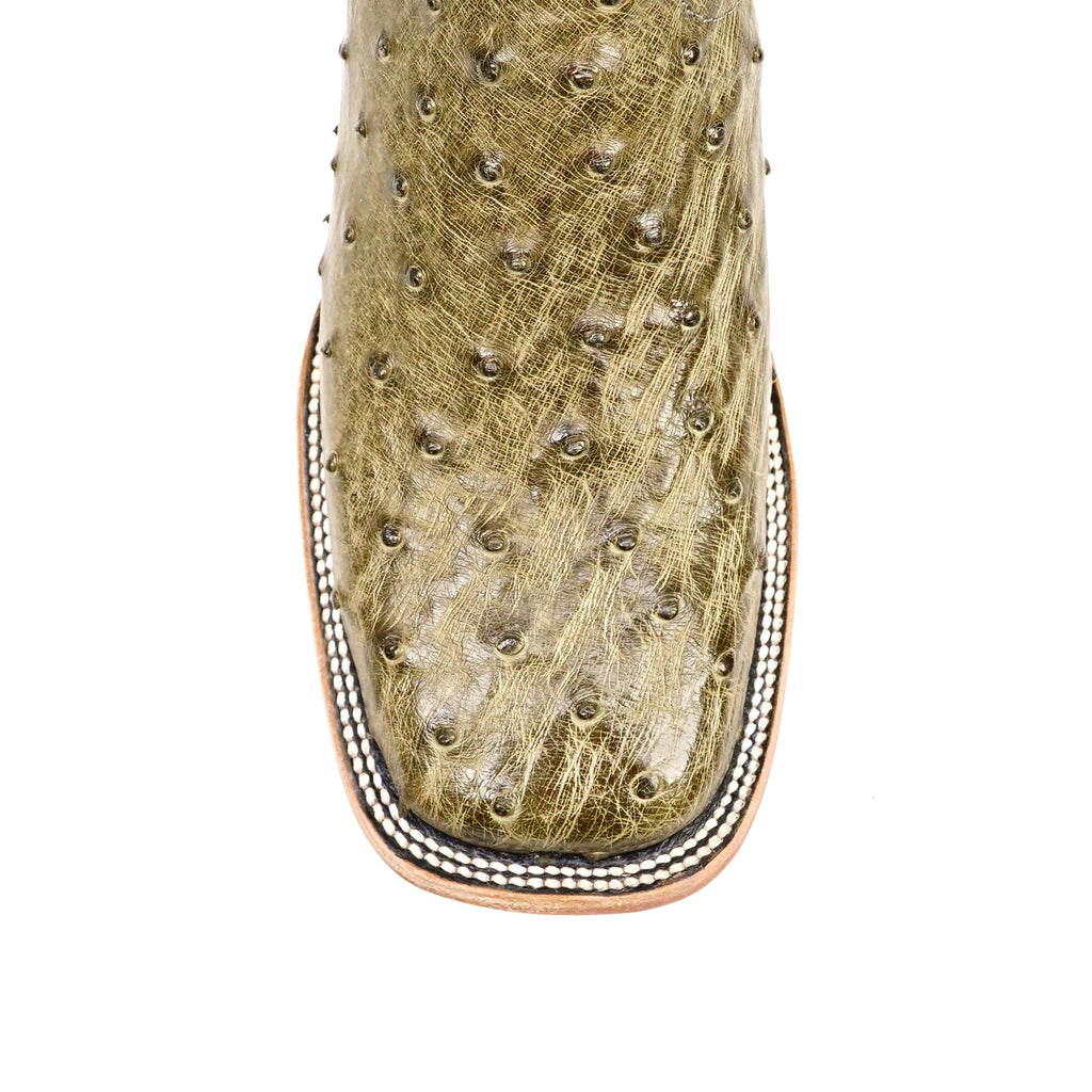 Botas Austin Ostrich - Agave - Punta Cuadrada (AV20)