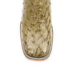 Botas Austin Ostrich - Agave - Punta Cuadrada (AV20)