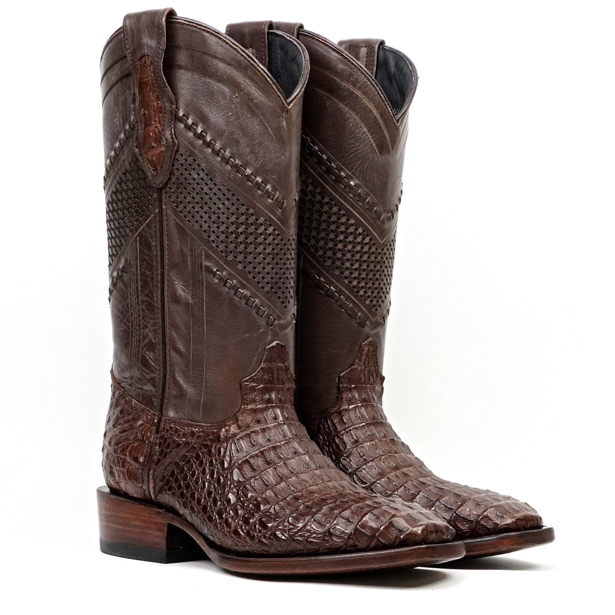 Ranger Caiman Hornback Boots - Tobacco - Cutter Toe