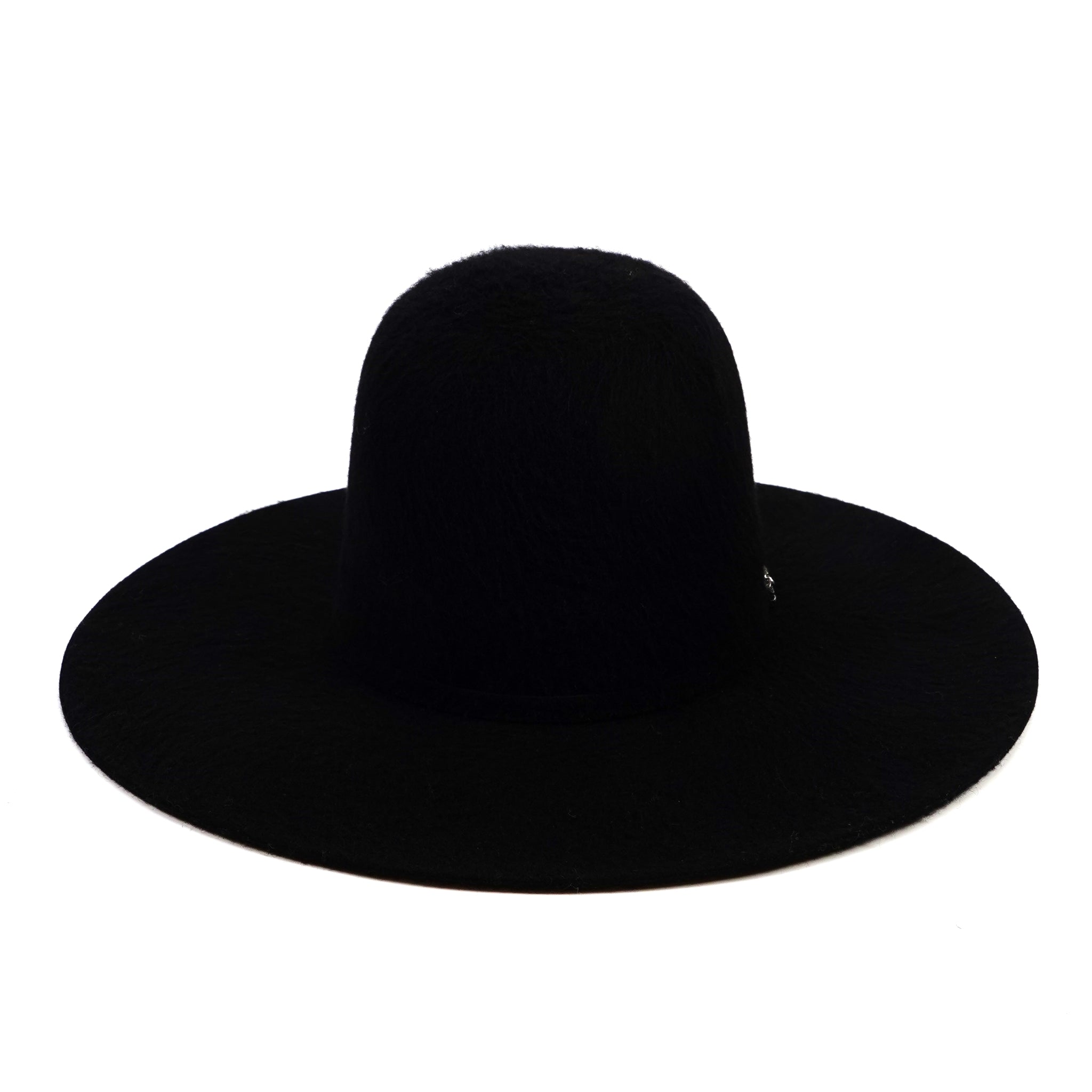 TC Hats - 6X Open Crown Grizzly - Black