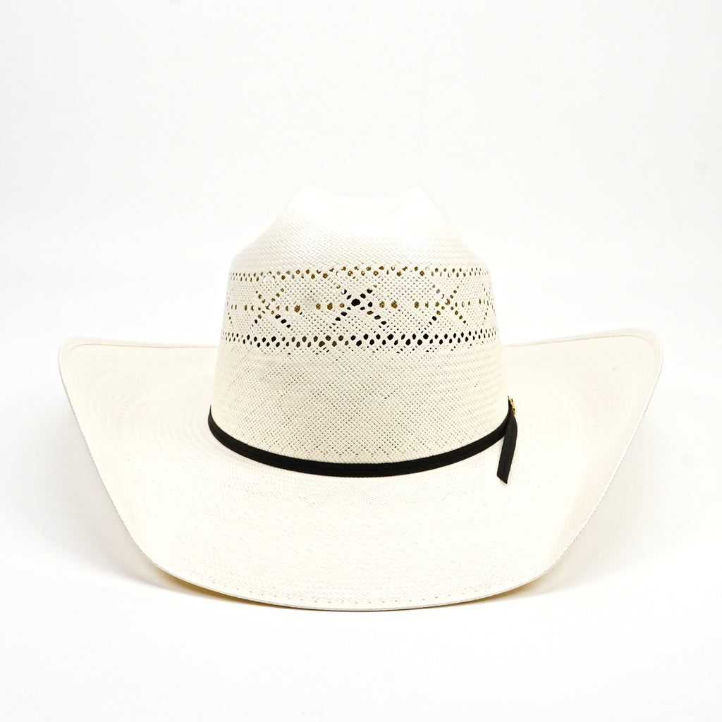 TC Hats - Sombrero Vaquero de Paja Minnick 100X - Ventilado con Estrella