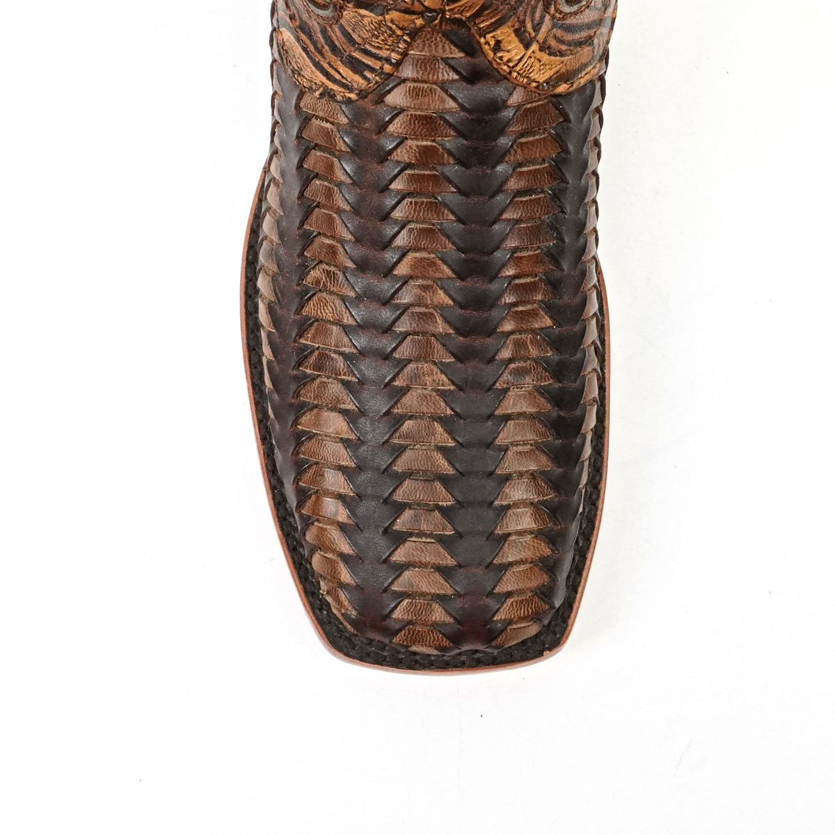 Gabbie - Basketweave Chocolate