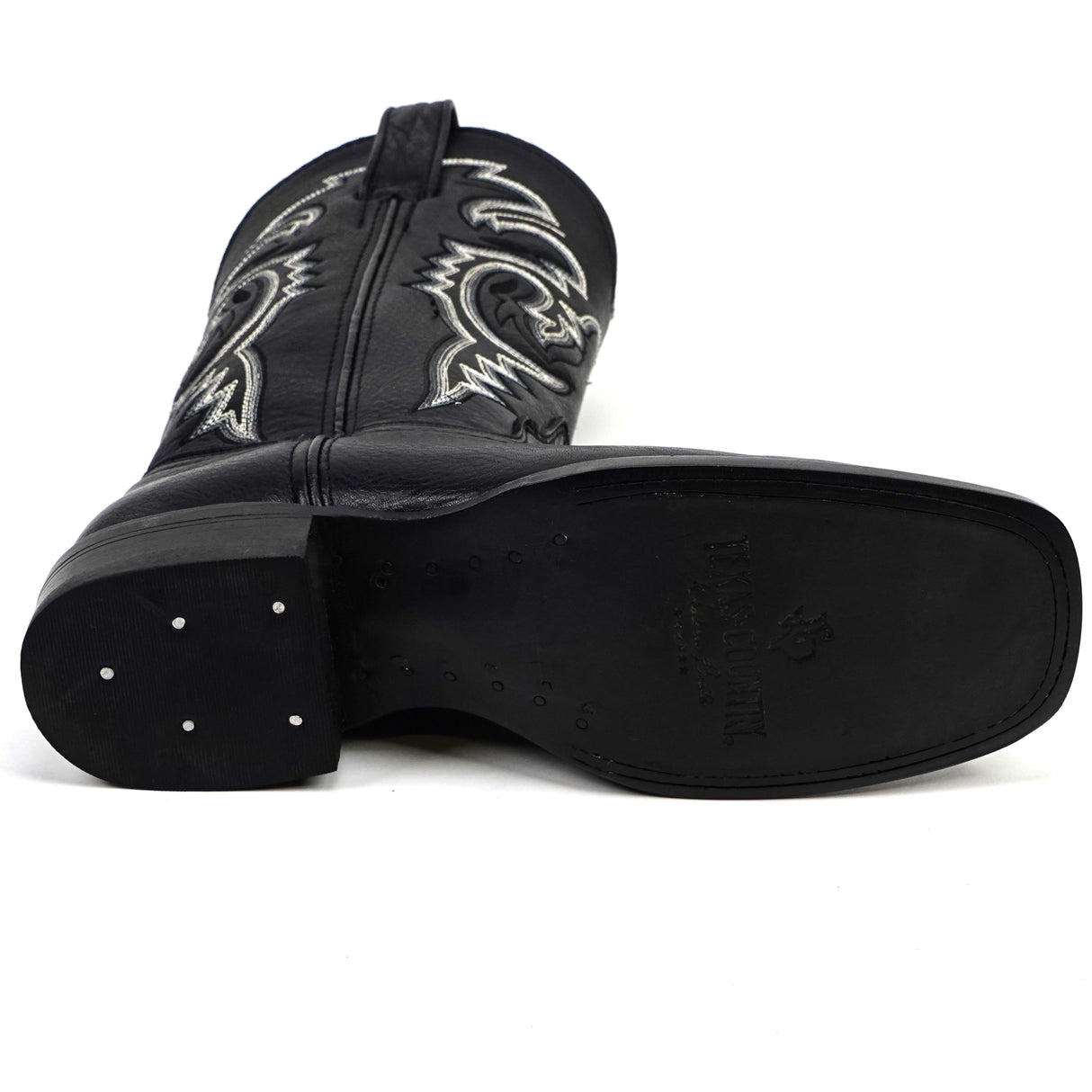 Grisly Black - Short Shaft - Square Toe (E833)