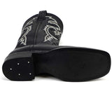 Grisly Black - Short Shaft - Square Toe (E833)