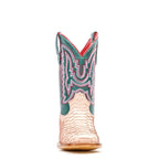 Python Girls Boots - Pink - Square Toe