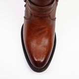 Denali Orange - Tall Shaft - Round Toe