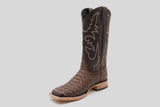 Jumbo Python Chocolate - Embossed Leather - Square Toe (E681-26)