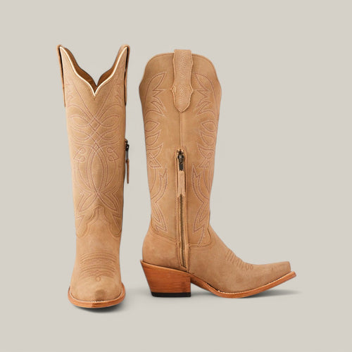 E8007 Gamuza Khaki Leather Sole
