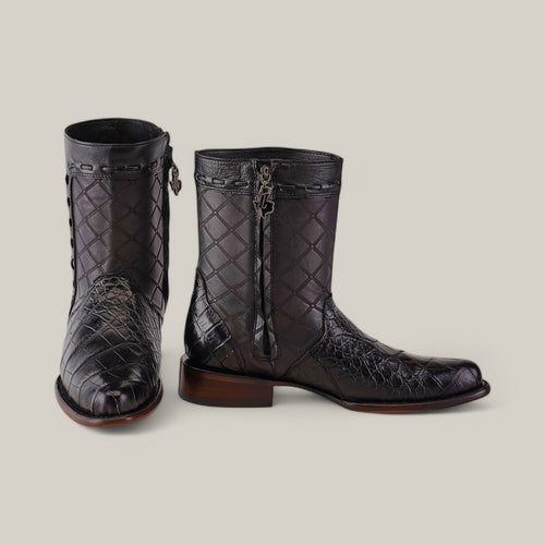 Exotic American Alligator - Europe Black - Round Toe