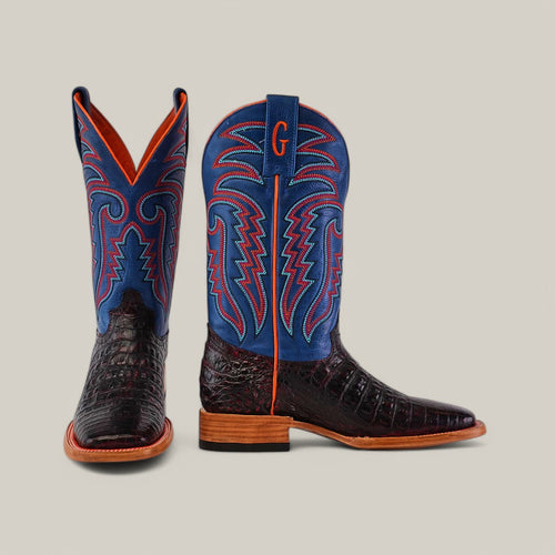 Caiman Belly Black Cherry - TC Platino