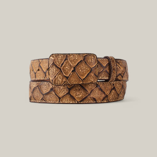 Pirarucu Print Orix - Cowboy Buckle