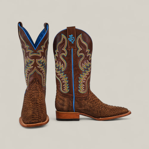 Tanner - Navy Tamarind - Square Toe
