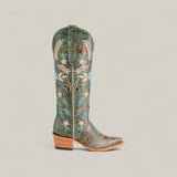 Madison Turquoise - Tall Shaft - Snip Toe