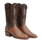 Botas Austin Ostrich - Tabaco - Punta Roper (AV201)