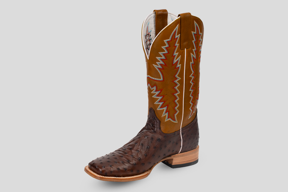Thompson - Dark Brown - Square Toe