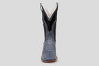 Ranger Caiman Hornback Boots - Denim Blue - Square Toe