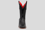 Ranger Caiman Hornback Boots - Black - Square Toe