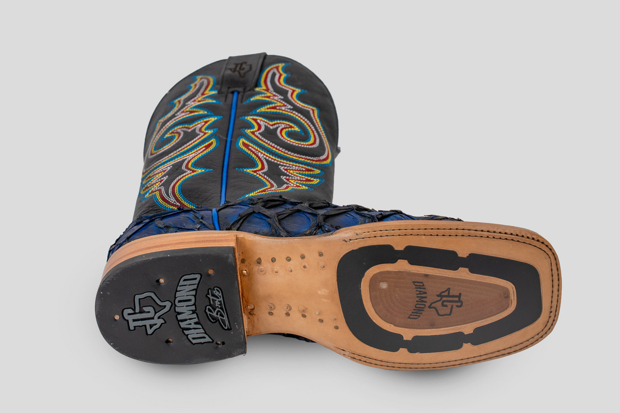 Butch - Navy - Square Toe
