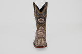 James - Gray - Square Toe (Alligator Head)