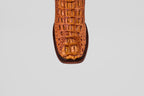 James Alligator Head Boots - Cognac - Square Toe (AP50)