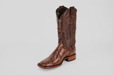 James - Tabaco - Square Toe (Alligator Hornback)