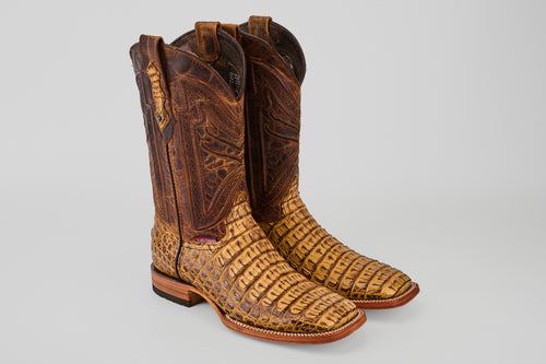 Rhodes HornBack - Camel - Square Toe