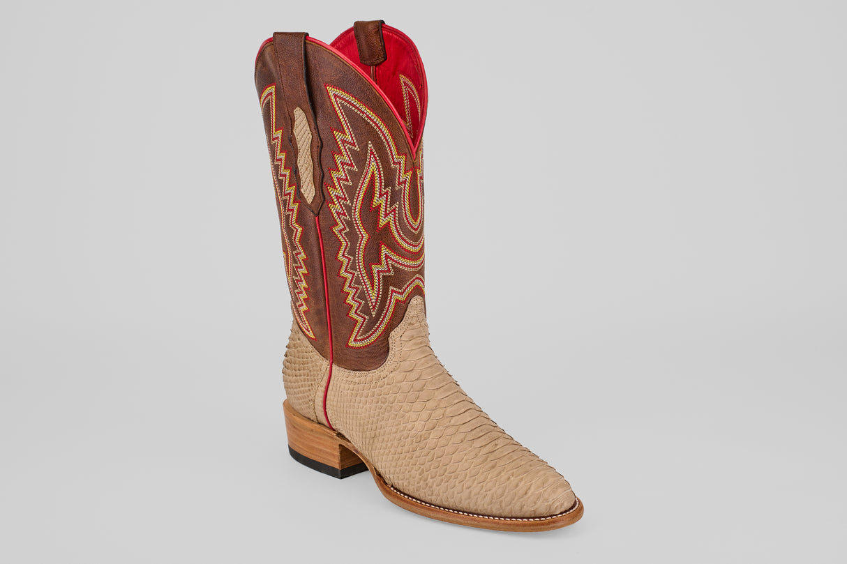 Braxton - Cappuccino - Roper Toe