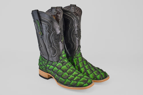 Connor - Swamp Green - Square Toe