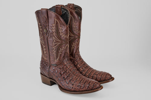 Rhodes HornBack - Tobacco - Round Toe