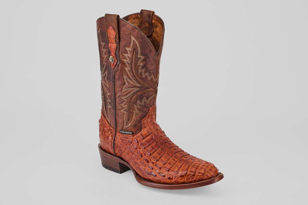 Rhodes HornBack - Brandy - Round Toe