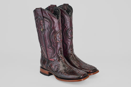 Tanner - Black Cherry - Square Toe