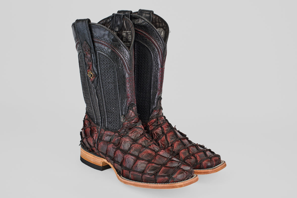 Connor - Red - Square Toe