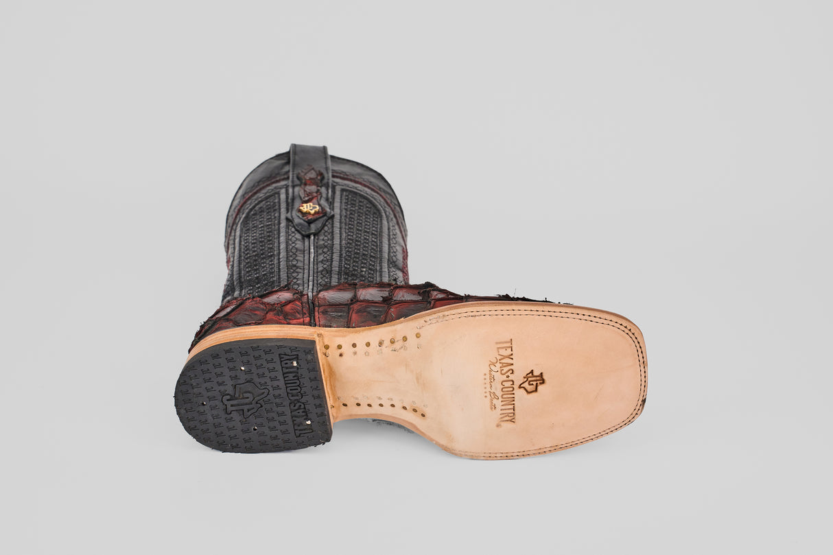 Connor - Red - Square Toe