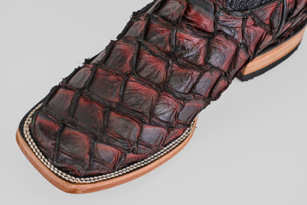 Connor - Red - Square Toe
