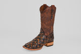 Connor - Rustic Cognac - Square Toe