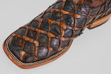 Connor - Rustic Cognac - Square Toe