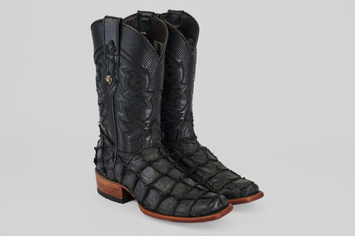 Connor - Matte Black - Narrow Square Toe