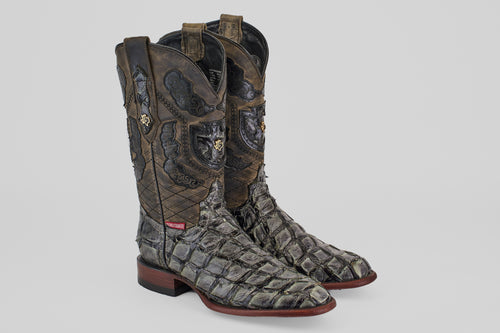 Connor - Charcoal - Roper Toe