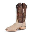 Botas Tanner Cappuccino Python - Punta Cuadrada (PN30)