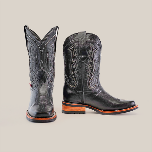 Grisly - Black - Rodeo Toe (E411)