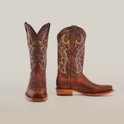 Fresno Cognac - Narrow Square Toe (E906)